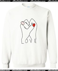 Love Hand Tee Sweatshirt AI