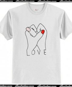 Love Hand Tee T Shirt AI