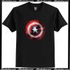 Marvel Avengers Assemble Captain America Art Shield Badge T shirt AI