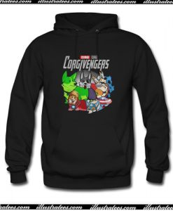 Marvel avengers endgame corgi Corgivengers Hoodie AI