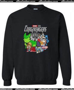 Marvel avengers endgame corgi Corgivengers Sweatshirt AI