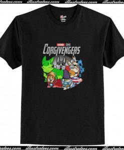 Marvel avengers endgame corgi Corgivengers T-Shirt AI