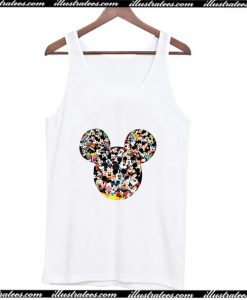 Mickey Mouse Collage Photo Tank Top AI