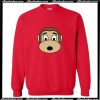 Monkey Face Emoji Sweatshirt AI