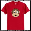 Monkey Face Emoji T Shirt AI