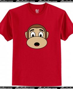 Monkey Face Emoji T Shirt AI