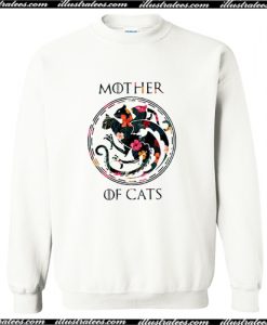 Mother of cat game of throne Sweatshirt AI