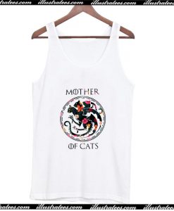Mother of cat game of throne Tank Top AI