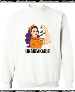 Multiple Sclerosis Awareness Ms Warrior Unbreakable Sweatshirt At