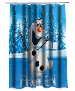 Olaf disney frozen Shower curtain AI