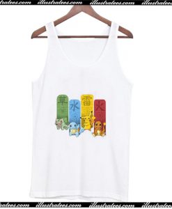 Original Pokemon Elemental Charms Tank Top AI