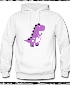 Purple Dinosaurus Hoodie AI