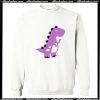 Purple Dinosaurus Sweatshirt AI