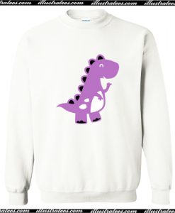 Purple Dinosaurus Sweatshirt AI
