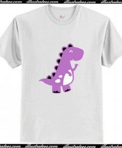 Purple Dinosaurus T Shirt AI
