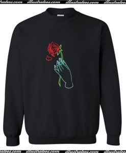 Rose Hand Sweatshirt AI