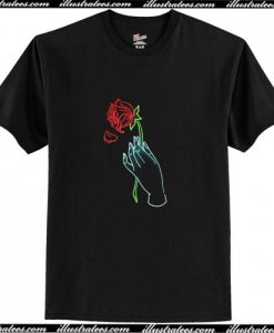 Rose Hand T Shirt AI