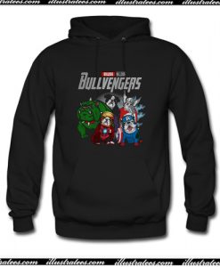 The Avengers Bulldog Bullvengers Hoodie AI
