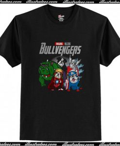 The Avengers Bulldog Bullvengers T-Shirt AI