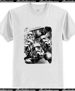 Trooper Selfie Light Saber T-Shirt AI