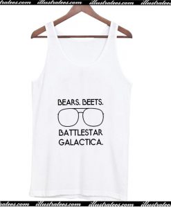 bears beets battlestar galactica Tank Top AI