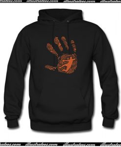 handball fingerabdruck hand 1010 Hoodie AI