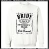 Bride Bachelorette Party Sweatshirtb AI