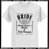 Bride Bachelorette Party T Shirt AI