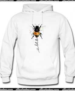Bumble bee watercolor let it be Hoodie AI