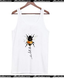 Bumble bee watercolor let it be Tank Top AI
