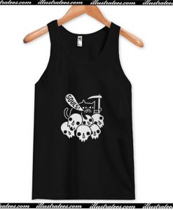 Cat Got Your Soul Fitted Tank Top AI