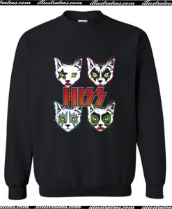 Cat Hiss Rock Sweatshirt AI