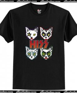 Cat Hiss Rock T Shirt AI