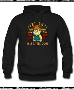 Chris Farley fat guy in a little coat Hoodie AI