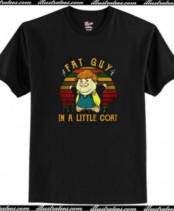 Chris Farley fat guy in a little coat T Shirt AI