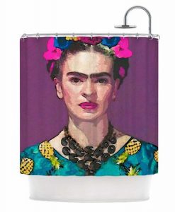 East Urban Home ‘Trendy Frida Kahlo Shower Curtains AI