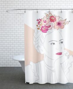 Frida KRUTH DESIGN Shower Curtain AI