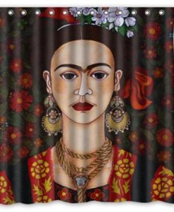 Frida Kahlo Painting Home decor Shower Curtain AI