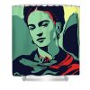 Frida Kahlo Shower-Curtain AI