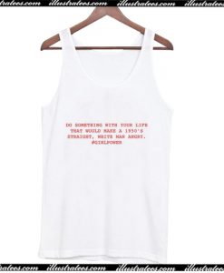 Girl Power Quote Tank Top AI