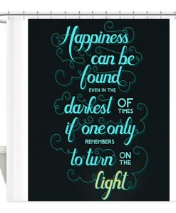 Harry Potter Quote shower curtain AI