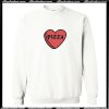 I Love Pizza Sweatshirt AI