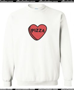 I Love Pizza Sweatshirt AI