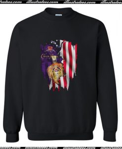 Independence day 4th of July Crown Royal America Flag Sweatshirt AI