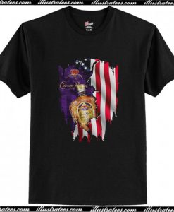 Independence day 4th of July Crown Royal America Flag T Shirt AI