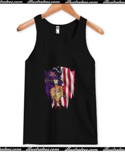 Independence day 4th of July Crown Royal America Flag Tank Top AI