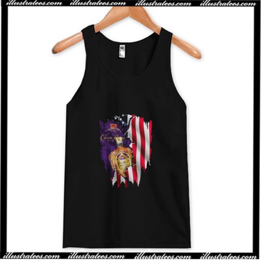 Independence day 4th of July Crown Royal America Flag Tank Top AI