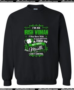 I’m an Irish Woman Sweatshirt AI