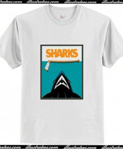 Jaws San Jose Sharks T-Shirt AI