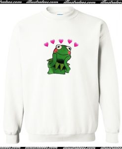 Kermit In Love Sweatshirt AI